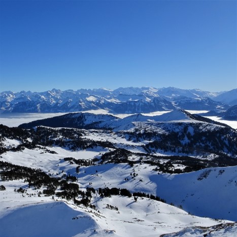 Aussicht vom Fürstein Richtung Zentralschweiz