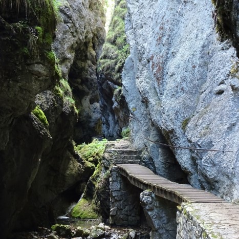 Aufstieg in der Pouetta Raisse