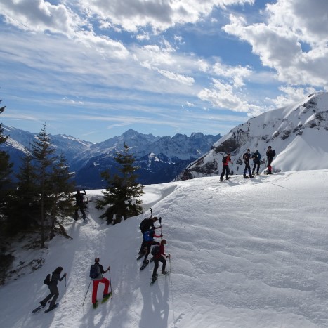 Jedem sein Weg durch den Schnee