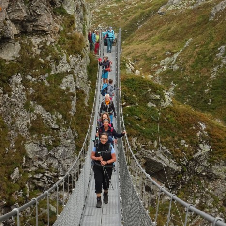 Neue Brücke über den Rein da Sumvitg