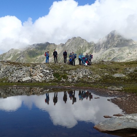 Unterhalb der Rotondo-Hütte auf dem Heimweg