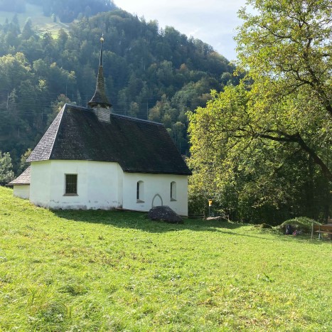 Die Kapelle von Bruder Ulrich in St. Niklausen