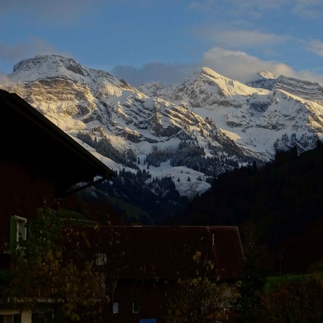 Die Melchtaler Berge ... der Winter kommt