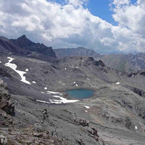 Ausblick von der Fuorcla die Val Sassa
