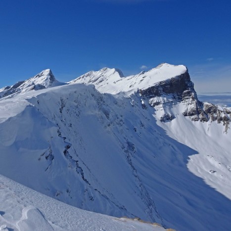 Ausblick vom Grindelgrat