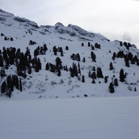Auf dem gefrorenen Engstlensee