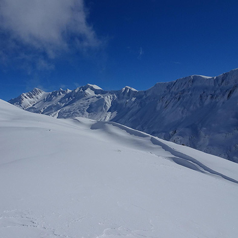 Rappenhorn und Holzjihorn am Ende des Rappentals