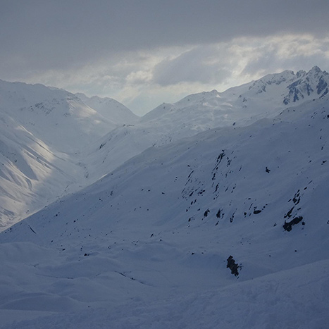 Blick Richtung Furkapass